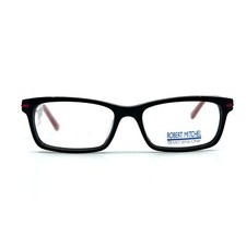 Robert Mitchel RMJ 7000 BK/RD Kids Eyeglasses Frames Red Black Square 47-15-130