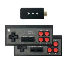 Wireless 600 Retro Classic Video Game Mini Console With Two Game Controllers