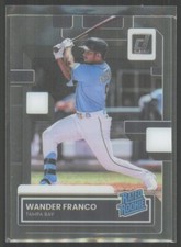 2022 Panini Chronicles Clearly Donruss Rated Rookie Wander Franco #53