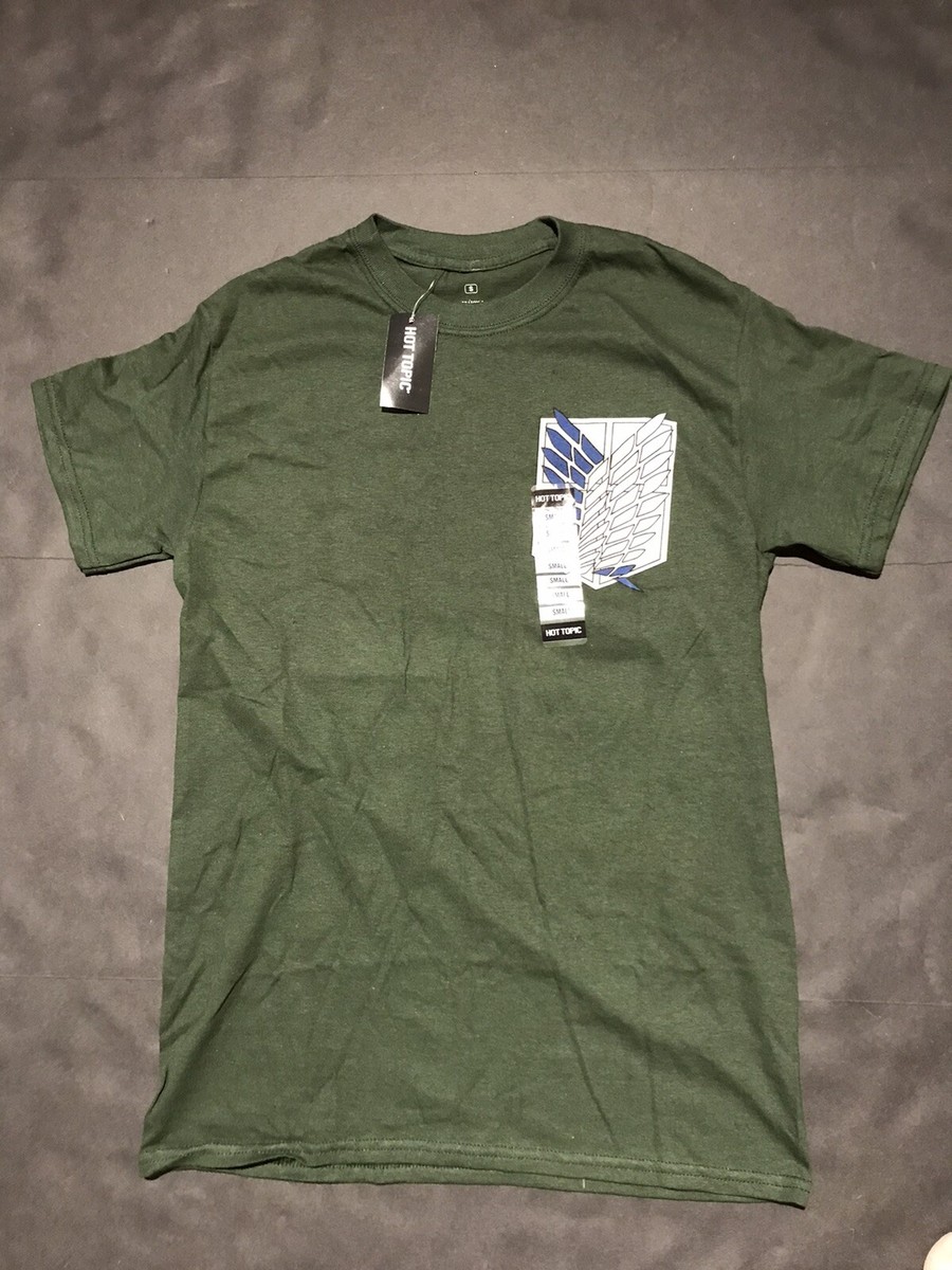 T-shirt Anime Attack On Titan (AOT) - Unisexe, Design Wings Of Freedom, Pour Fans Hommes/femmes/enfants