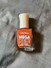 Sally Hansen Mega Strength Nail Polish 0.4 Fl Oz 067 Ignite Your Fire (Orange)