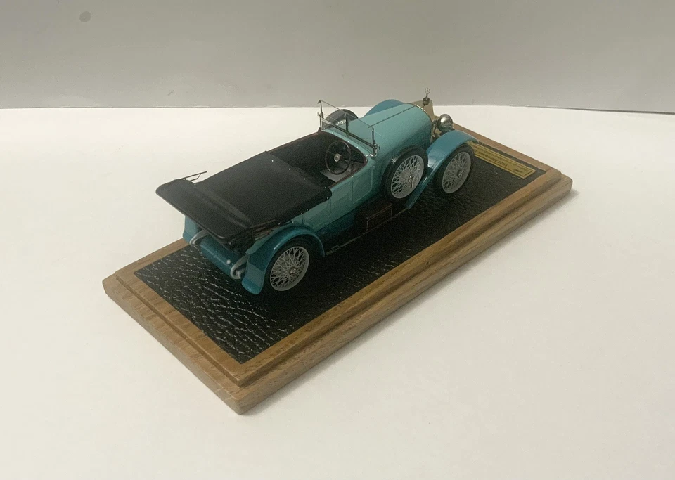 1/43 EMC 1924 Mercedes 28/95 PS Phaeton open two tone green - Image 4 of 4