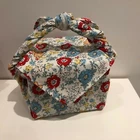 Japanese Furoshiki Wrapping Cloth Mini Bouquet Cotton 100% Red Flower 45cm