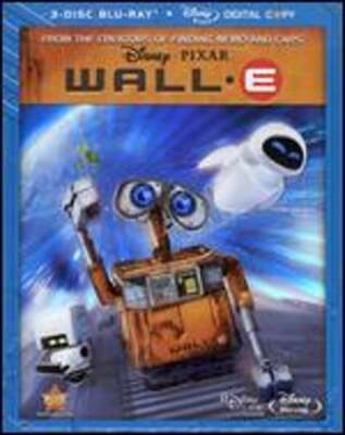 Wall-E [Blu-ray] [3 Discs] [Includes Digital Copy] by Andrew Stanton: Used