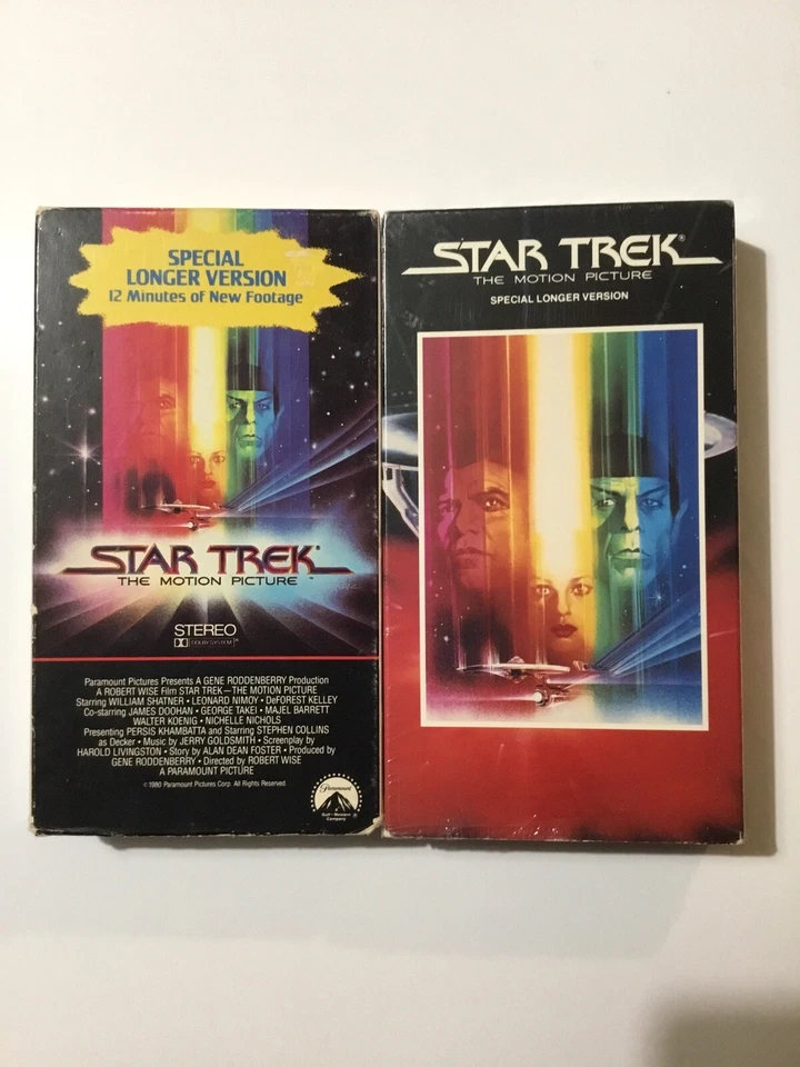 Star Trek Motion Picture VHS Lot Of 2 Retro Limited Edition Collectibles - Image 2 of 4