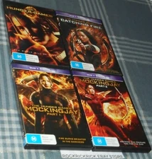 4 X THE HUNGER GAMES DVD'S SEE DESCRIPTION FOR TITLES & CONDITION