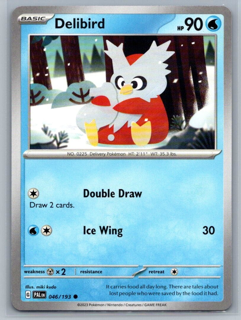 Delibird 46/193 Paldea Evolved Common Pokémon TCG 2023