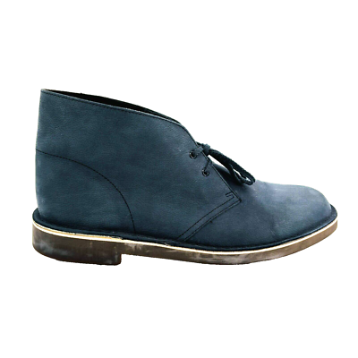 Clarks Chukka Bushacre 2 Boots Blue Suede Lace Up Ankle Top men\'s size 9.5 Clarks Chukka Bushacre 2 Boots Blue Suede Lace Up Ankle Top  main image 2