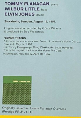 TOMMY FLANAGAN - Trio Overseas ~ JAZZ IMAGES 37156 [Sealed