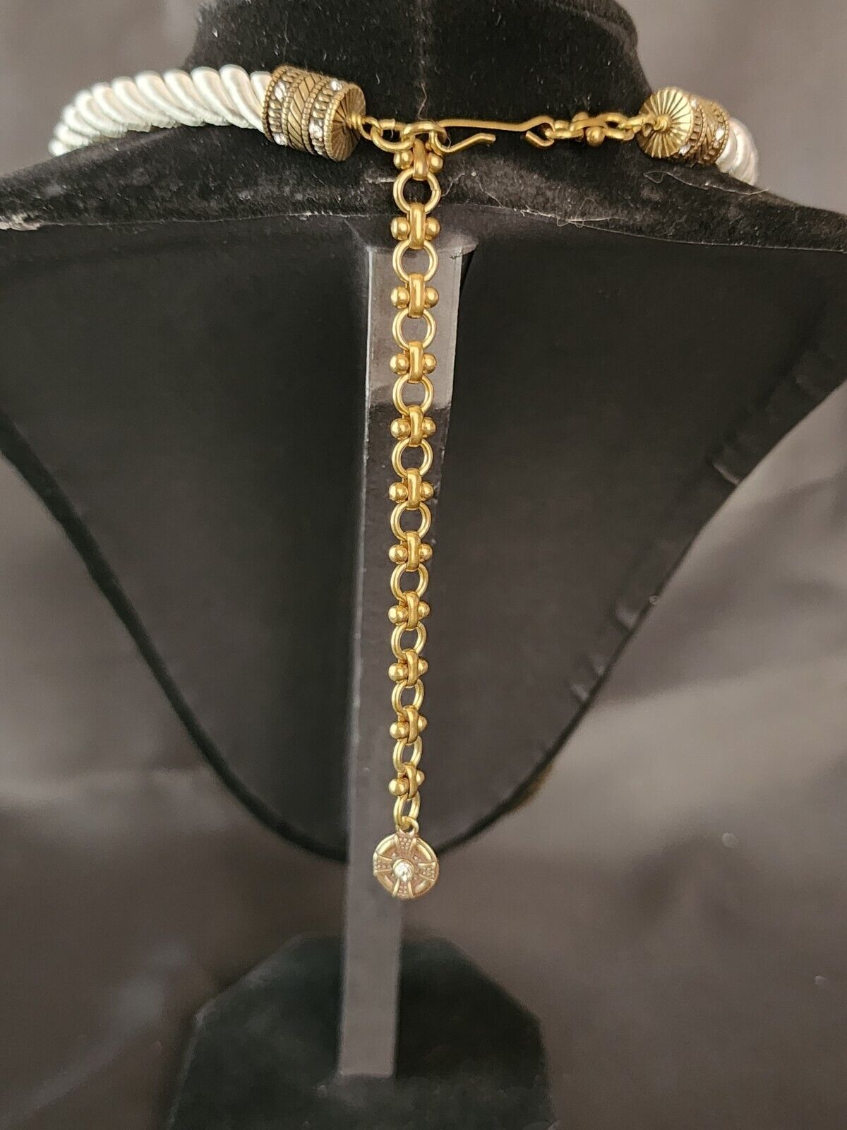 Heidi Daus Black Enamel Statement Changeable Neck… - image 3