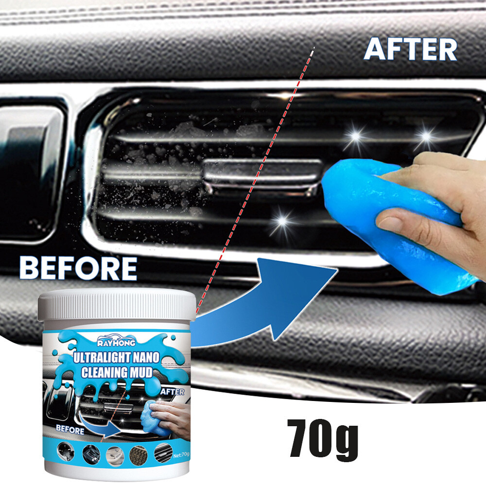 Magic Car Cleaning Gel for Air Vents, Dust Removal, and Gap Mud Cleaning Tool