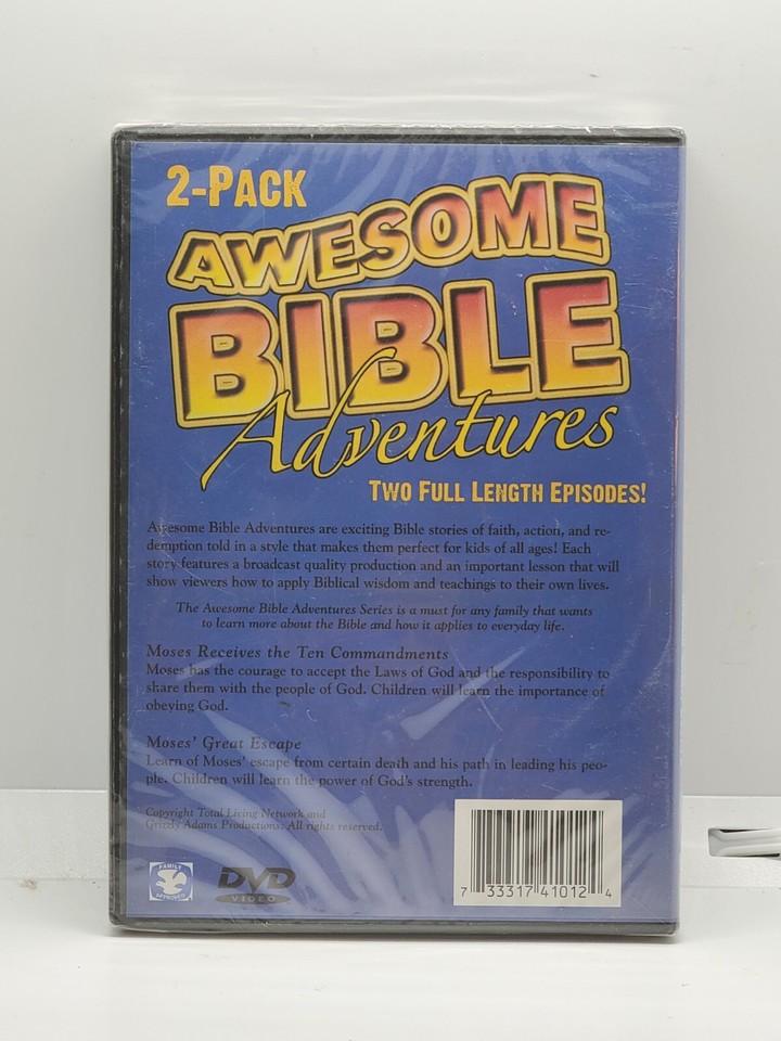AWESOME BIBLE ADVENTURES 2 Pack (DVD) New | eBay