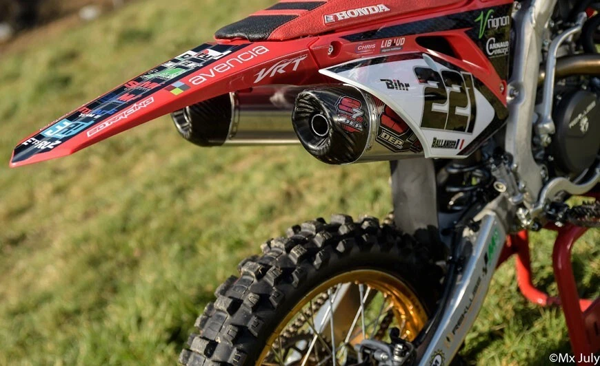 KTM SX250 ESCAPE COMPLETO PROFUNDO TUBO DE ESCAPE TUBO DE ESCAPE DE METAL DESNUDO 2003-2010 Foto 4 de 4