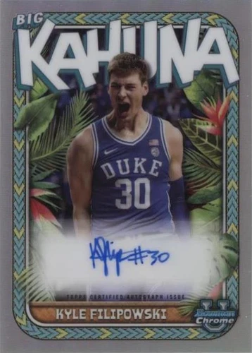 2023-24 Bowman University Chrome - Kyle Filipowski #BKA-KF