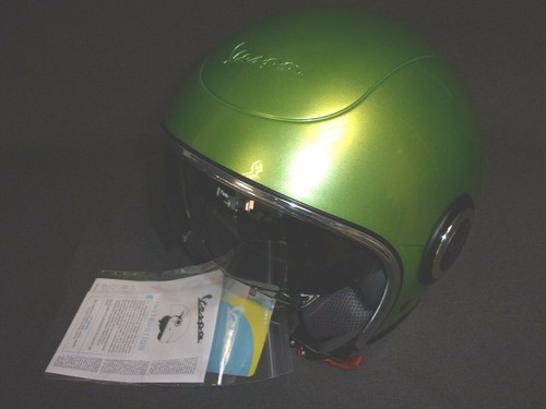 NEW GENUINE VESPA HELMET VJ1 GREEN X 