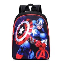 Captain America Cartoon Backpack Back-to-Scho...