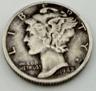 1941 S MERCURY DIME *90% SILVER, Circulated Coin, Free Shipping!!!