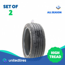 Set Of 2 Used 21545zr17 Royal Black Racingtrac 91w - 832 Set Of 2 Used 21545zr17 Royal Black Racingtrac 91w - 832