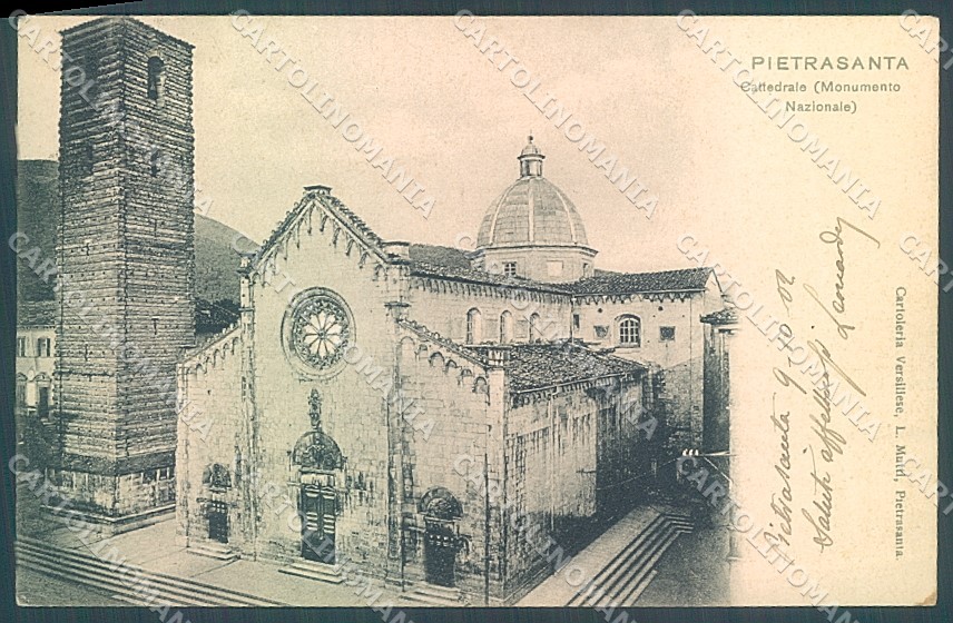 Lucca Pietrasanta Cattedrale cartolina JK2340