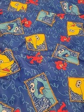 Vintage 2002 Sesame Street Workshop Nap Mat Blanket Big Bird Elmo CookieMonster