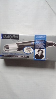 BaByliss Patrick Cameron Professional Detail Haarglätter Schwarz Neu