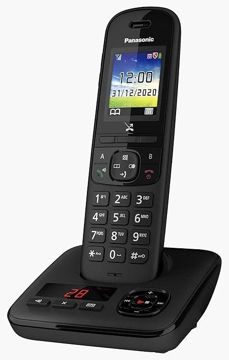 Panasonic Cordless Singolo Dect Black KX TGH720JTB - Immagine 4 di 4