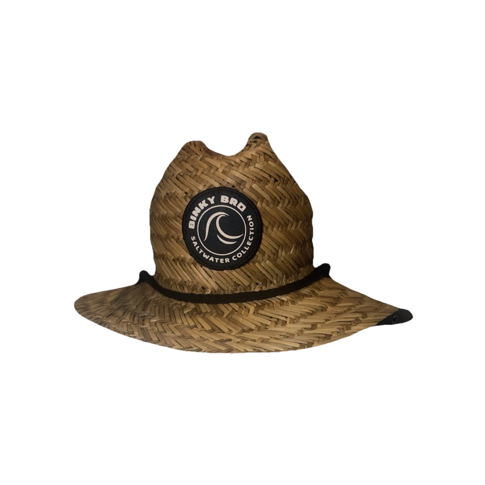 Binky Bro Infant Saltwater Collection Natural Straw Sun Hat (4-12 Months)