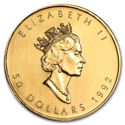 1992 Canada 1 oz Gold Maple Leaf BU | eBay