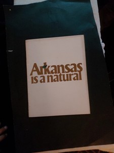 1972 Arkansas Is Natural Travel Brochure 