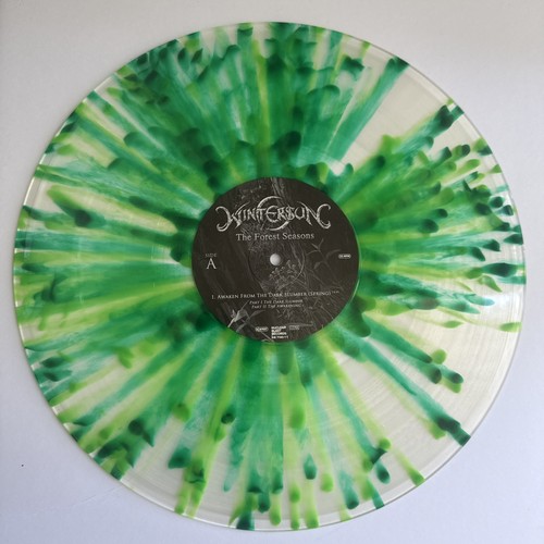 Wintersun - The Forest Seasons LP Vinyl 2024 Clear w/ Green Splatter - Imagen 4 de 4