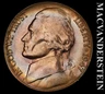 1947-D Jefferson Nickel - Choice Gem Brilliant Unc+++ Color No Reserve #L3280