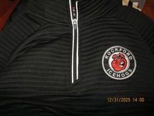 Men's Spyder Capture 1/4 Zip Pullover Fleece, Medium (S16640) ROCKFORD ICEHOGS