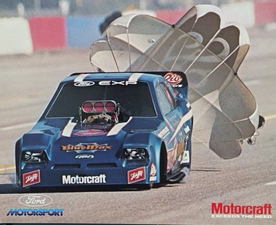 #ad VRHTF NHRA COOL VINTAGE RAYMOND BEADLE quot;BLUE MAXquot; EXP FUNNY CAR HAND OUT $14.99