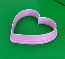 Heart polymer clay cutter