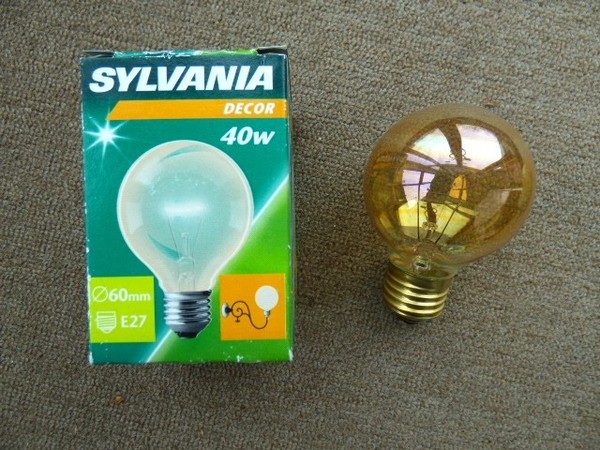 Sylvania Globelampe E27, D60Mm, 40W, Gold GelüStert. Stark Warmweiß-image