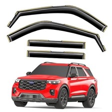in-Channel Window Rain Guards Fit for Ford Fit for 2020-2026 Ford Explorer