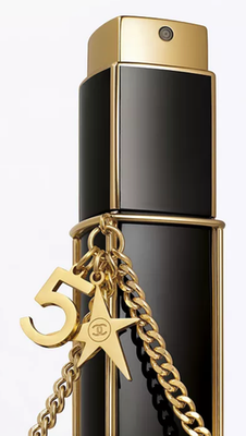 Chanel N5 Eau de Parfum Purse Spray With Charms & Refills & Sleeve