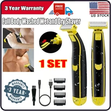 Full Body Washed Wet And Dry Shaver Men's Electric Shaver Full Body Wash Wet US