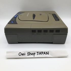 Sega Saturn SS Home Console HST-3210 Grey Tested working NTSC-J w/ Ctrlr+Cables