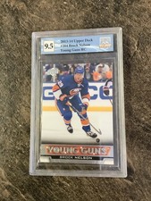 2013-14 Upper Deck Brock Nelson Young Guns #204 Gcg 9.5