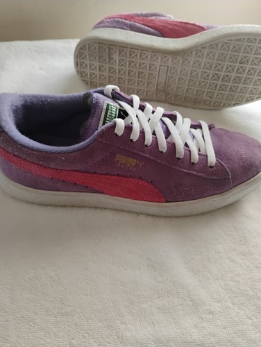 Daim violet/lavande/rose Puma taille 6,5 - Photo 6/14