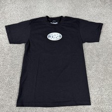 Three Two Eight Shirt Mens Medium Black Logo Graphic Tee Made In USA Streetwear