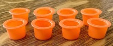 8 Spark Plug Hole Cover Set - Plastic Tapered Polyethylene Capplug .551-.633