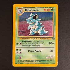 Nidoqueen 7/64 Jungle Set Rare Pokemon TCG Vintage Card MP