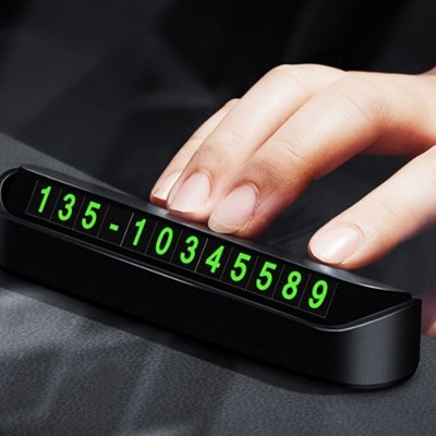 Stylish and Compact Car Temporary Parking Card for Enhanced Visibility