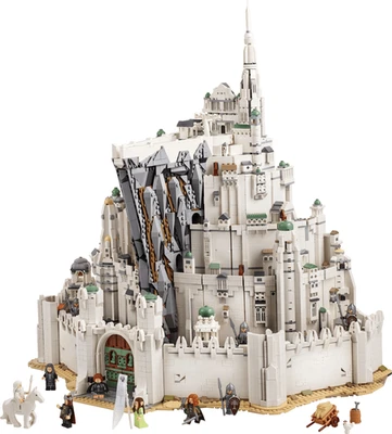 Herr der Ringe Hobbit MOC 11377 - Minas Tirith Weiße Stadt 8278 Teile 10 Figuren - Bild 1 von 4