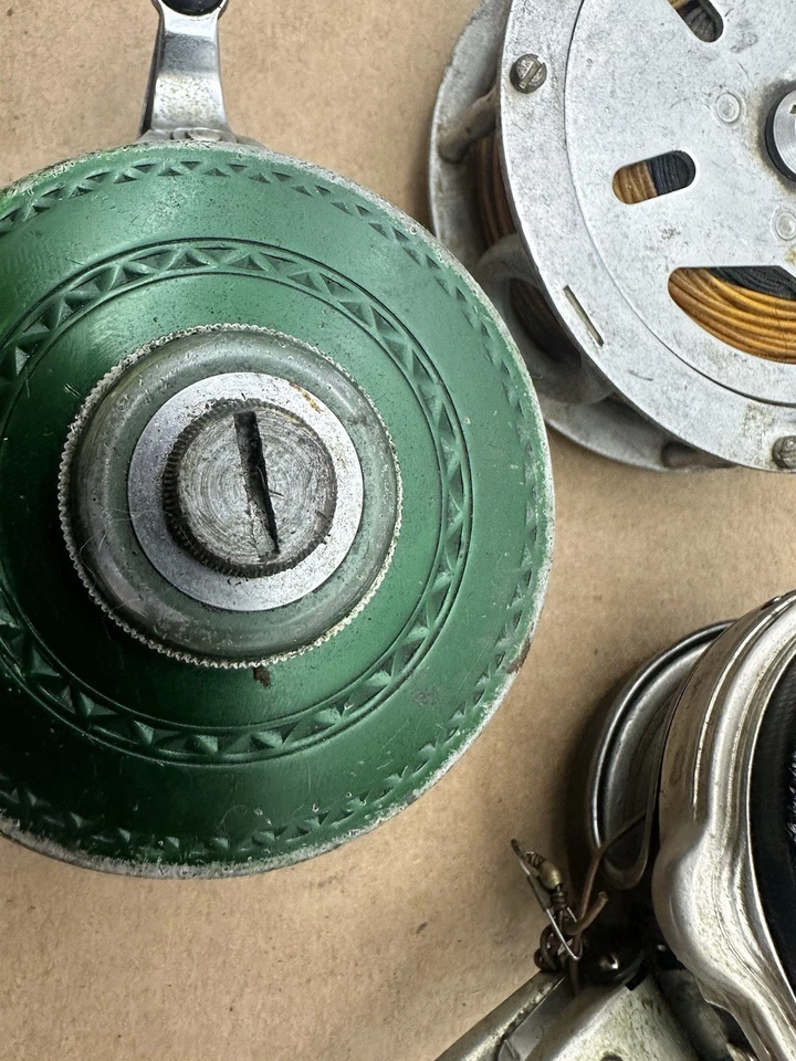 Lote 3 Carretes de Pesca Caña Mosca Automáticos De Colección Shakespeare 1835 Perrine *No Probados Foto 3 de 4