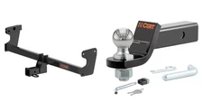 CURT Trailer Hitch Class 3 Tow Kit, 2in Ball Mount, Hitch Lock, Pin & Clip 13603