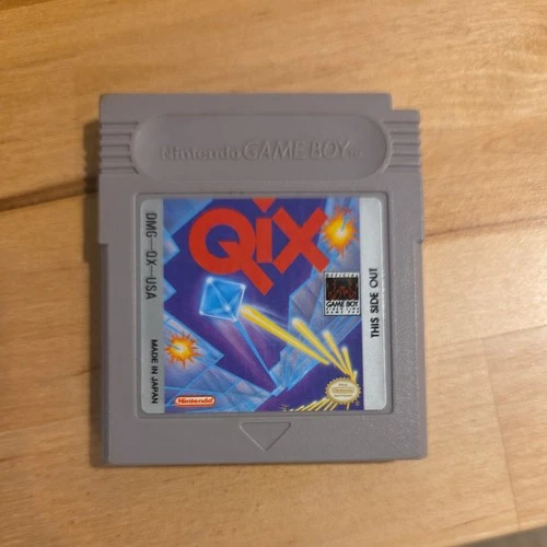 Qix Authentic Nintendo Game Boy Cartridge Only