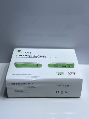 Icron USB 3.0 Spectra 3022 2-Port USB 3.0 100m Multimode Fiber Extender